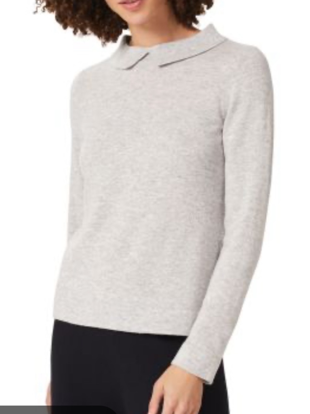 HOBBS London Priya Wool Collared Cashmere Sweater